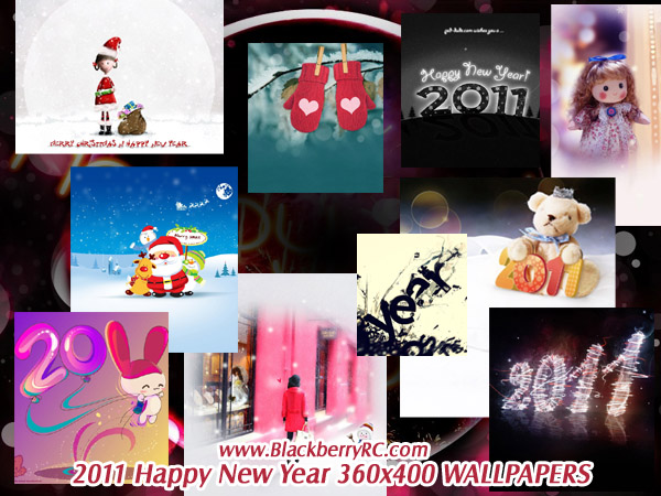 <b>2011 Happy New Year 360x400 wallpapers pack</b>