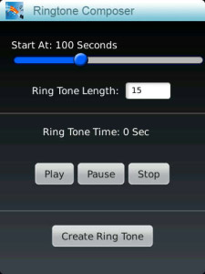 FREE Ringtone Composer v1.155.0 for blackberry ap