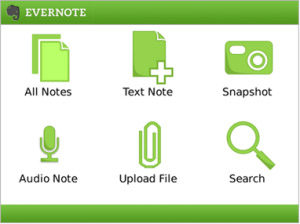 free Evernote v3.2.324 for bb os5.0 apps
