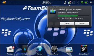 <b>BlackBerry PlayBook Software Updated to v2.1.0.10</b>