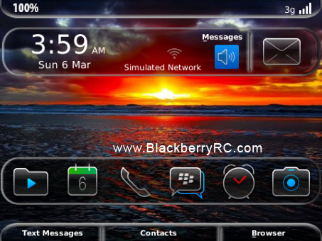 <b>New Glass for OS 6.0 9700, 9650, 9780 theme</b>