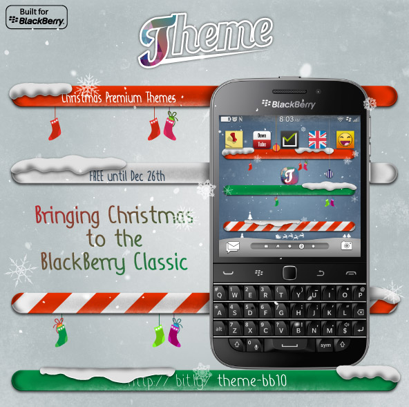 <b>Theme with BlackBerry Classic Support and 2 Free </b>