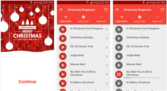 <b>Christmas Ringtones for android apps</b>