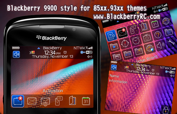 Blackberry 9900 style for 85xx curve themes os4.6.1