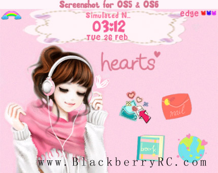 Listen to Heart Blackberry Themes