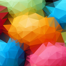 <b>Polygon Balls 1440x1440 wallpaper</b>