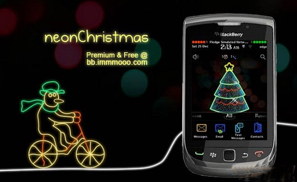 Neon Christmas themes for 95xx,96xx download