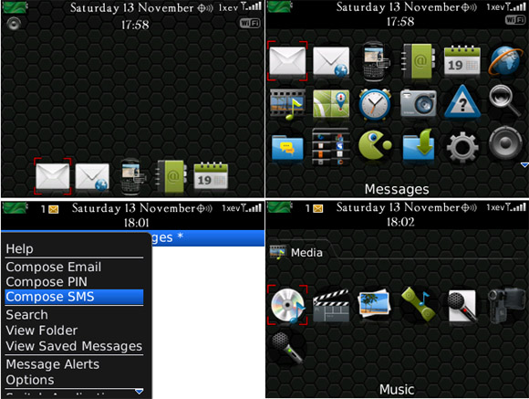 colorful themes for blackberry 8530