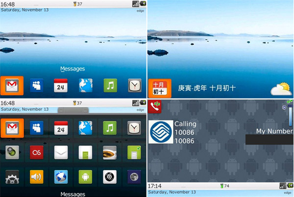 IDroidBerry themes for bb 8xxx os4.5