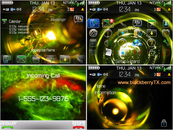Bottle in the landscape themes os4.5