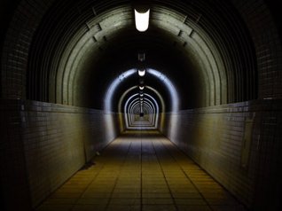 Yokohama pedestrian tunnel