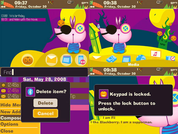 Hallo Rabbit themes for 8900 os4.6