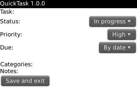 <b>QuickTask v1.0.0 apps for blackberry</b>
