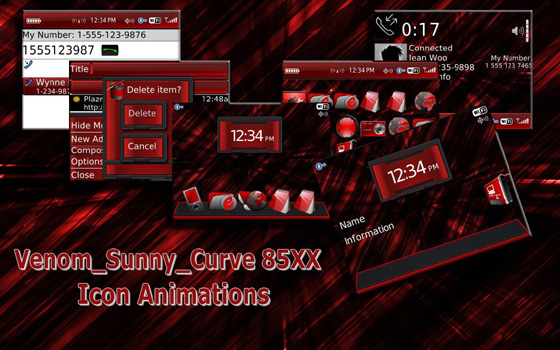 <b>Venom Sunny for blackberry 85xx themes</b>