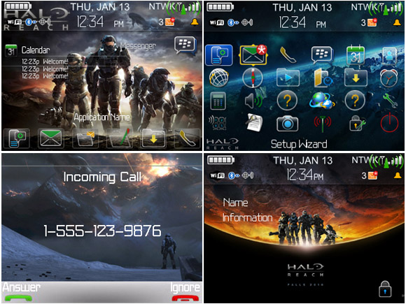 Halo: Reach curve themes