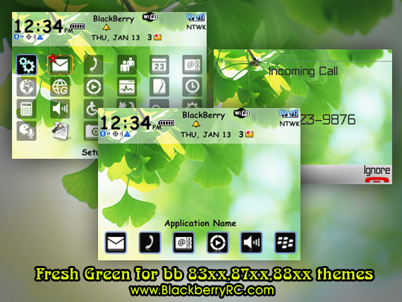 Fresh Green for bb 83xx,87xx,88xx themes