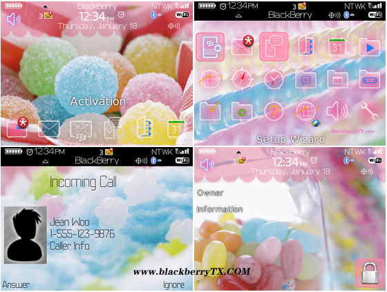 Romantic Colorful Sweets 90xx themes os4.6