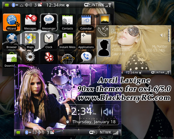 <b>Avril Lavigne 9000 themes os5.0</b>