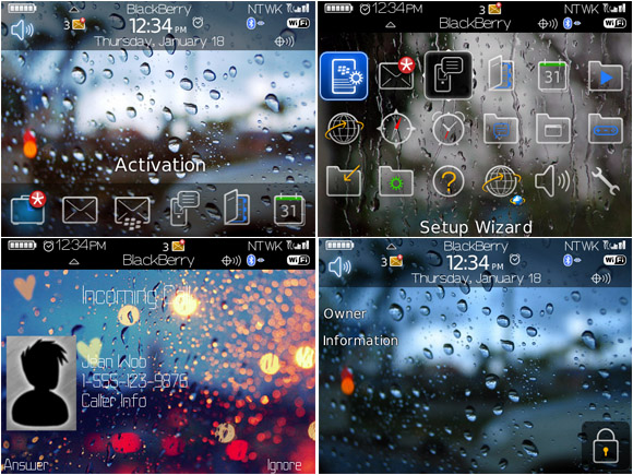 Rain water for bb 89xx themes