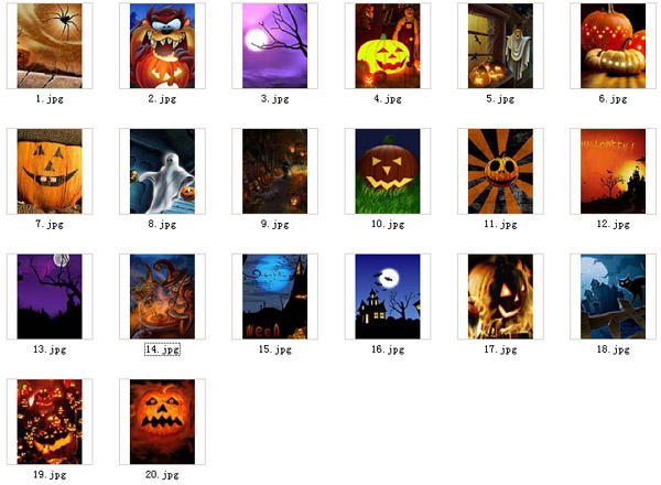 <b>Halloween 360x480 blackberry wallpapers pack</b>