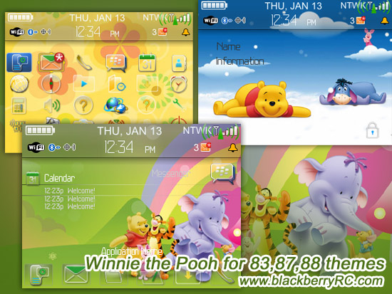 Winnie the Pooh for 83,87,88 themes