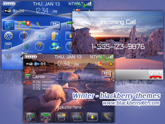 Winter - blackberry 87xx themes