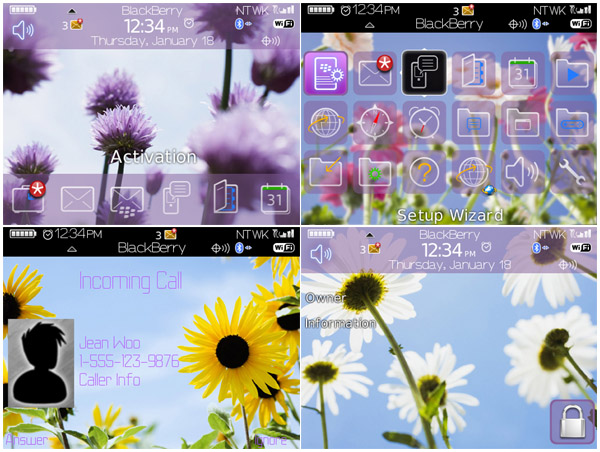 Flowers Under Sky 89xx curve themes