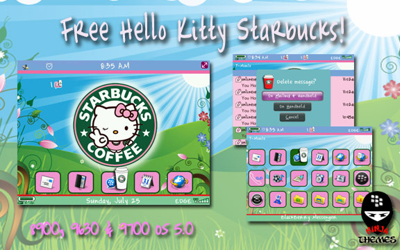 HelloKitty Starbucks Themes