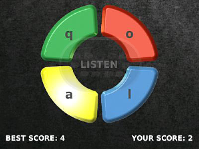 <b>Look and Listen - Memory Game</b>