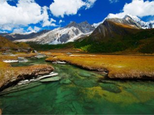 Scenery of Yading,Daocheng,Sichuan Province