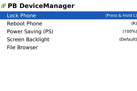 PB Devicemanager v 2.0.2