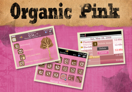 Organic Pink Blackberry 90xx Themes