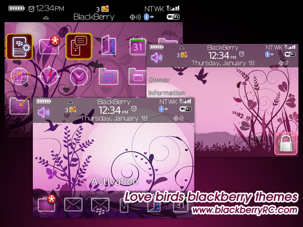 Love birds for 89,96,97 themes os5.0