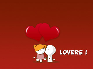 Lovers 320x240 wallpapers