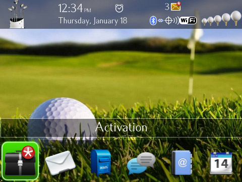 free blackberry 9780 themes. Golf Theme MASTER for