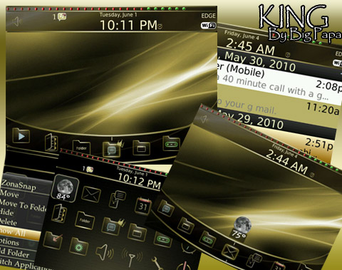 King for blackberry themes