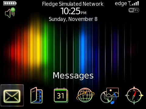 Colours for Blackberry Tour 9630 Themes