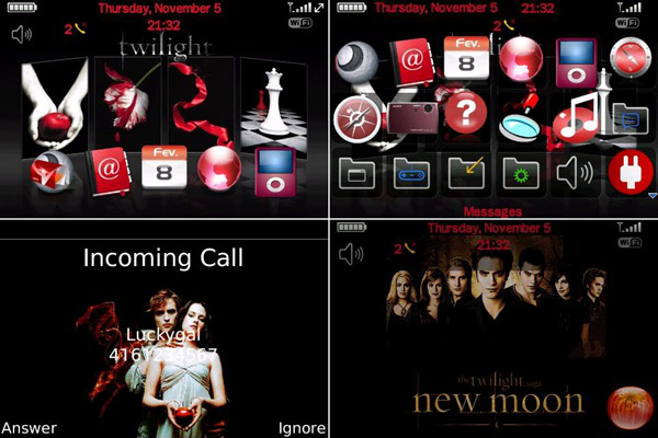 New Moon for 9000 bold themes