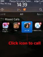 <b>myMissedCalls Trial for blackberry Pearl 3G apps</b>