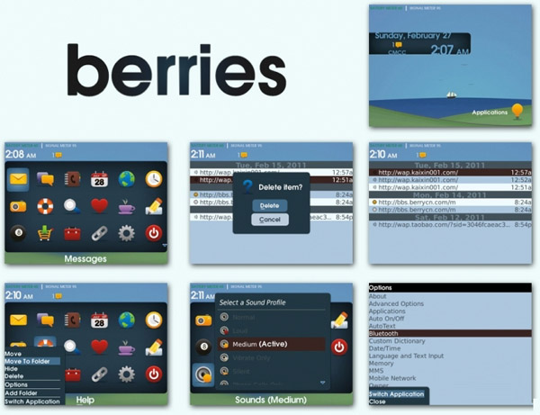 berries blackberry themes bold 9700 free