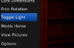 Camera Light Toggle