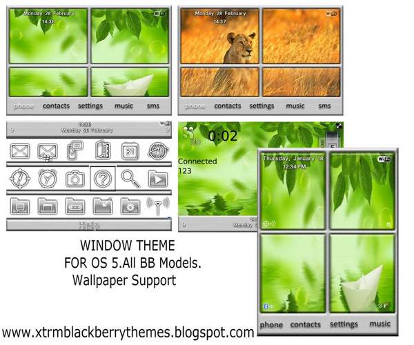 BlackBerry Curve 8530/8520 Themes.