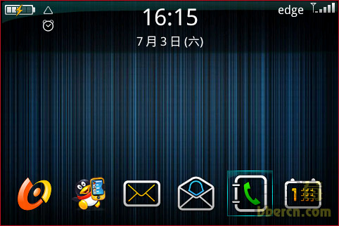 Evolution Noire themes for blackberry