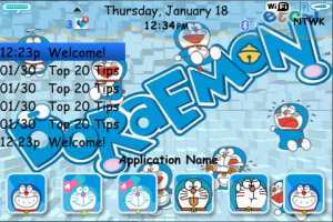 Doraemon hidden today themes for 9700