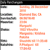 Daily Panchangam v1.0