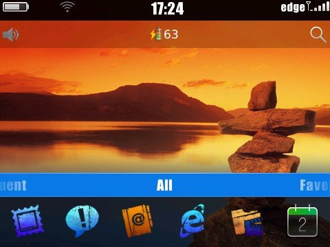 Litho theme for blackberry 9300