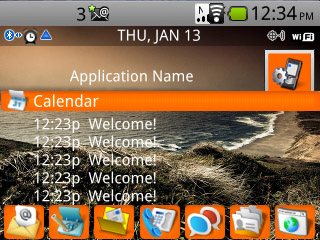 bDroid Calendar for bb 88xx themes