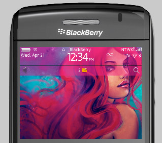 Pink Blackberry Bold 9780 themes