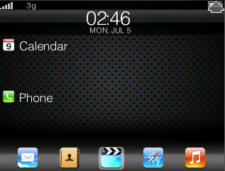 iBerry 3G for blackberry 83,87,88 themes