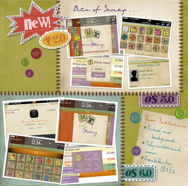 <b>Bits of Scrap Theme 2.0 for 8500 themes</b>